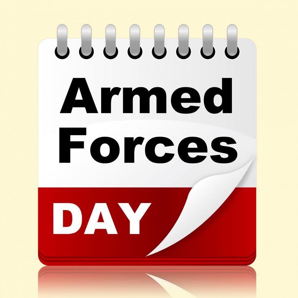 Free Image of Armed Forces Day Represents Usa Calendar And Event 