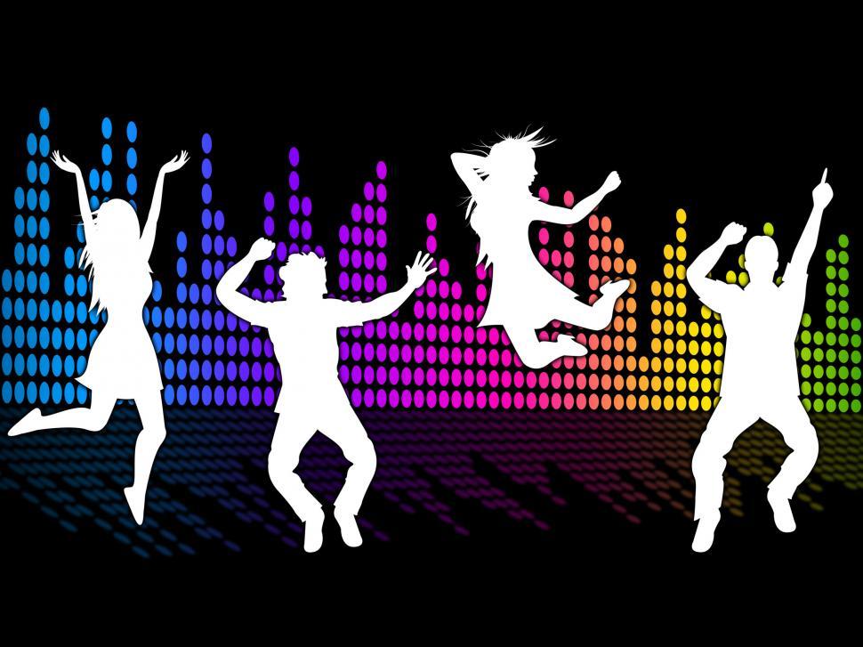 Free Image of Dancing Excitement Indicates Sound Track And Soundtrack 