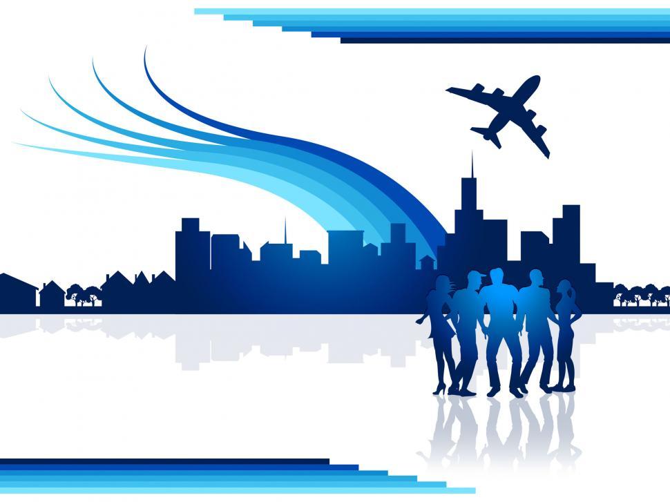 Free Image of City Flights Represents Transportation Aeroplane And Airplane 