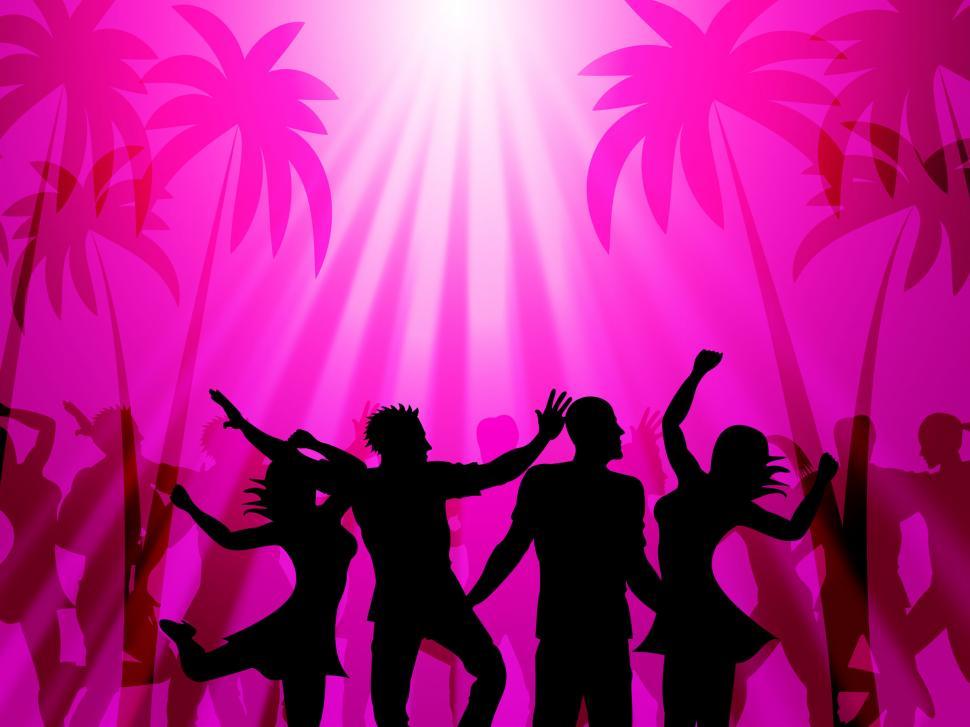 Free Image of Tropical Island Indicates Palm Tree And Celebrations 