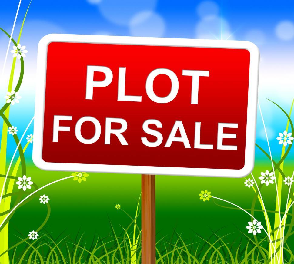 Free Image of Plot For Sale Represents Real Estate Agent And Lands 