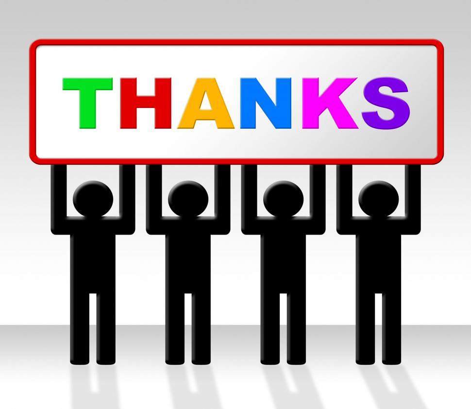 Free Image of Thank You Means Message Grateful And Thankfulness 