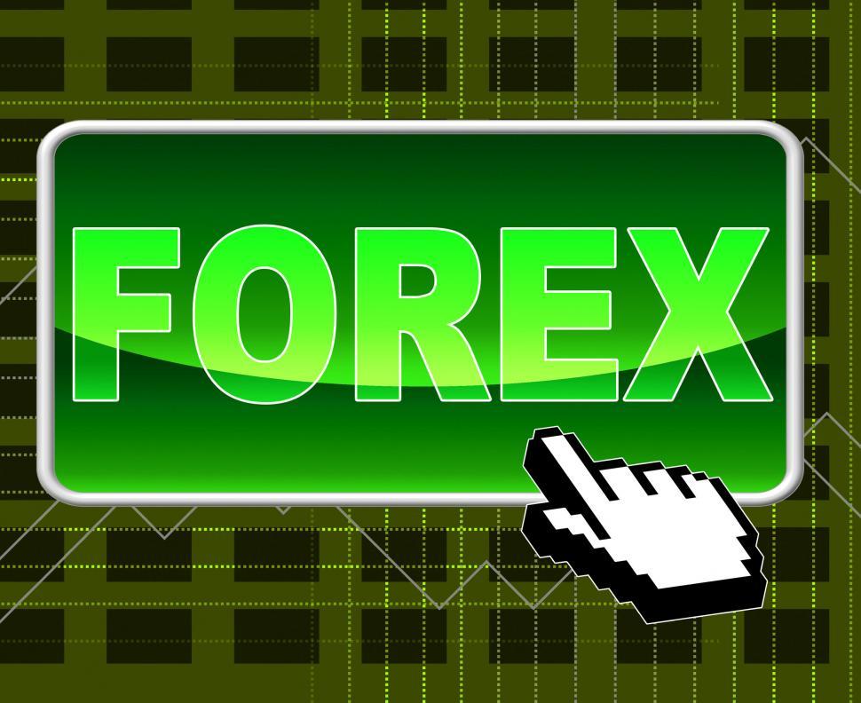 Free Image of Forex Button Means World Wide Web And Exchange 