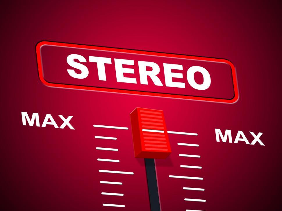 Free Image of Stereo Music Represents Sound Track And Acoustic 