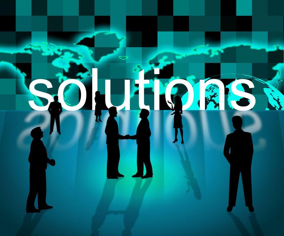 Free Image of Solutions Business Means Resolution Trade And Corporation 