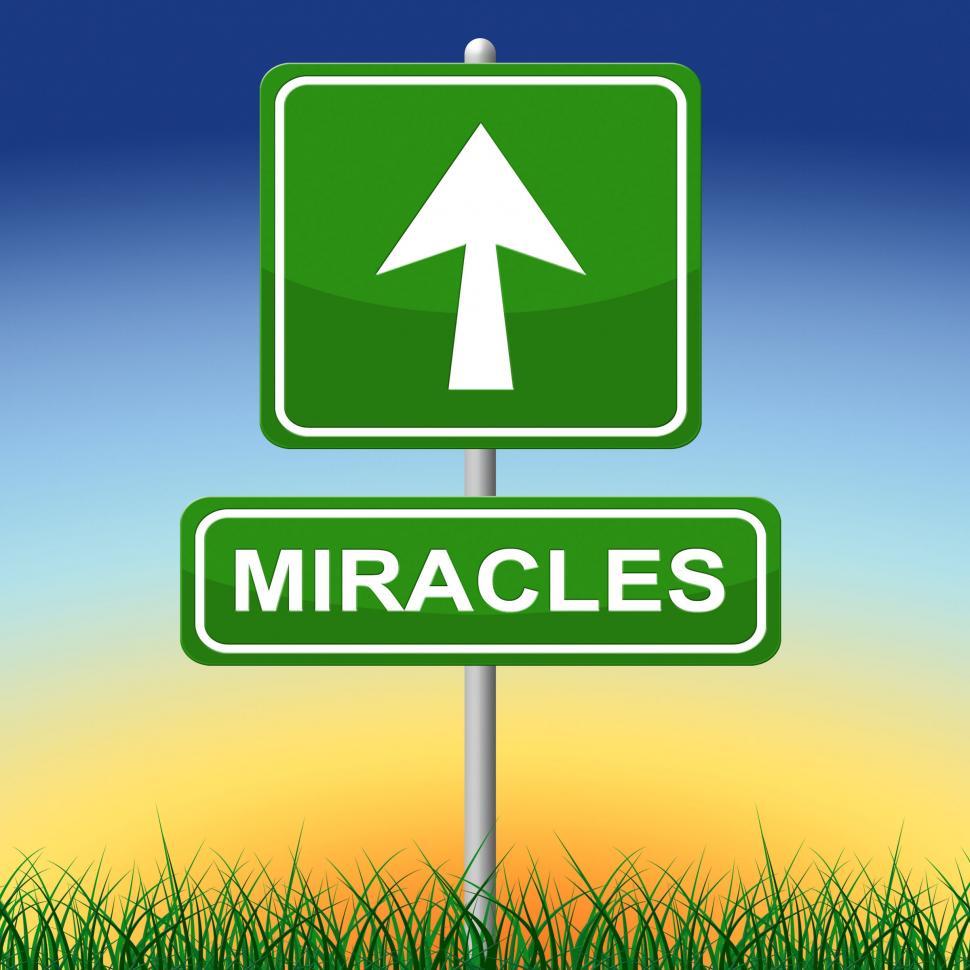 Free Image of Miracles Sign Indicates Message Religion And Belief 
