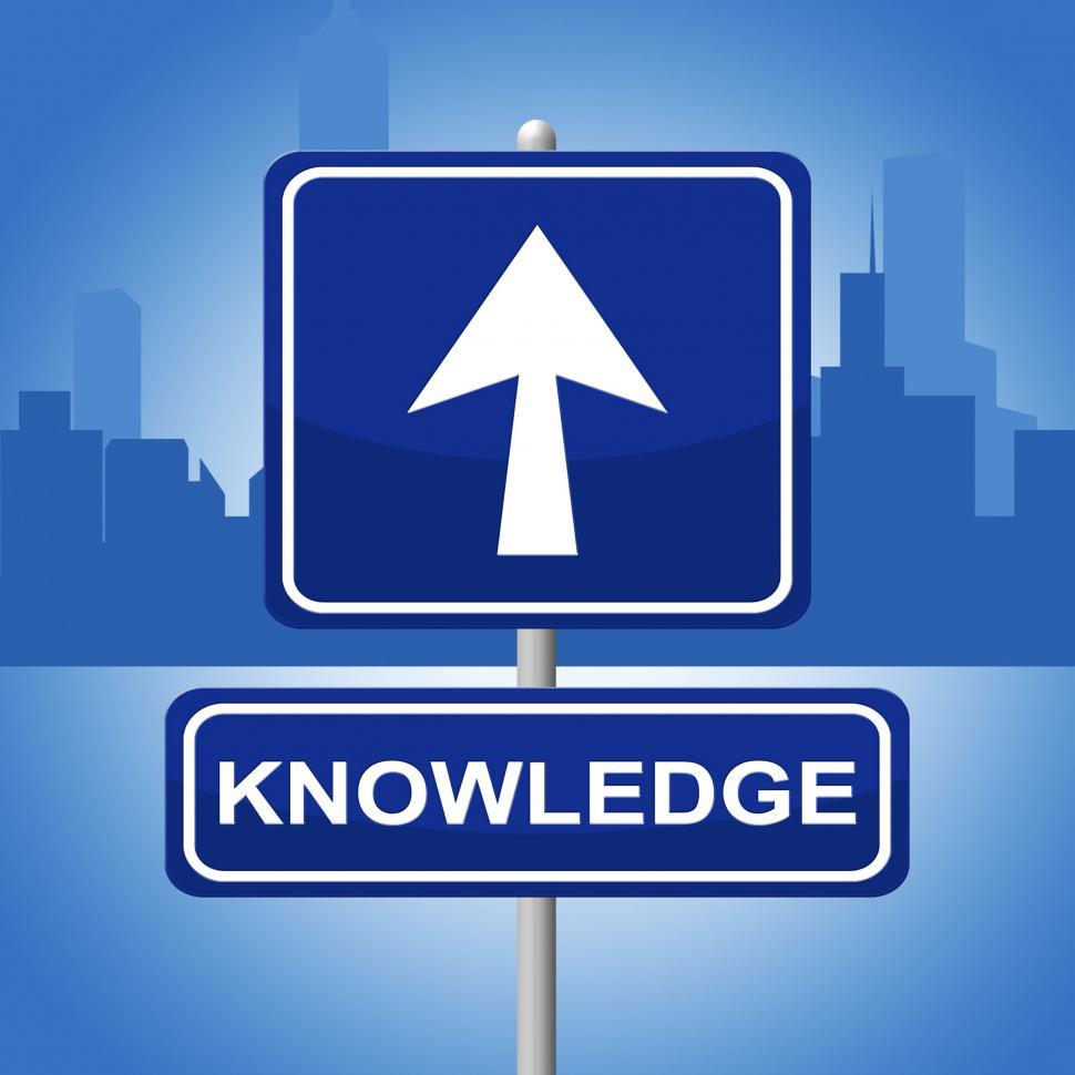 Free Image of Knowledge Sign Shows Arrows Signboard And Faq 