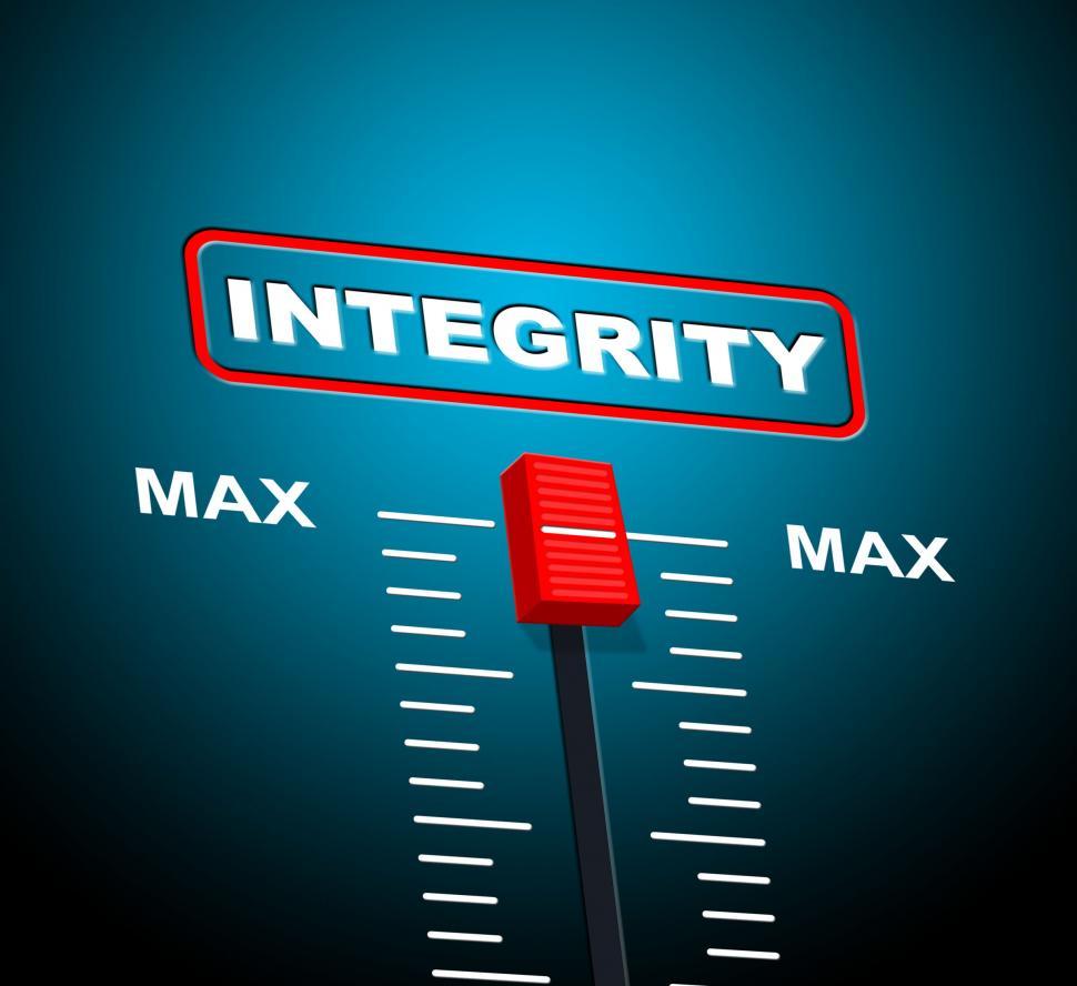 Free Image of Integrity Max Means Upper Limit And Sincerity 