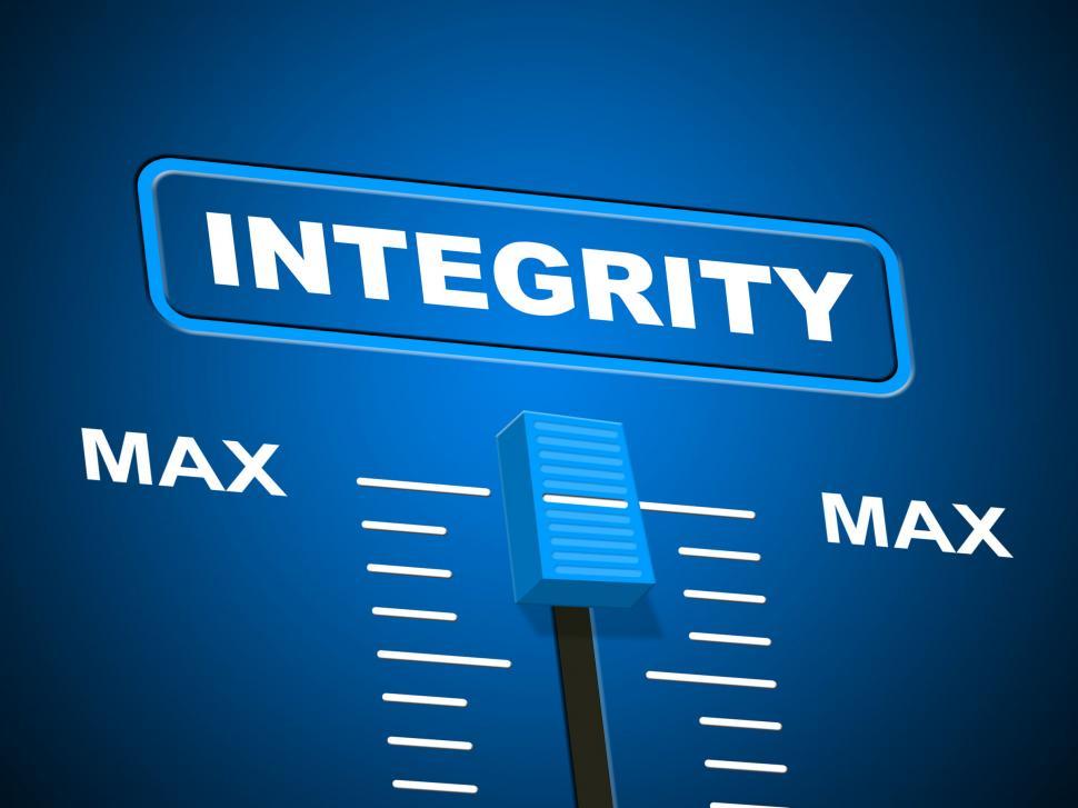Free Image of Integrity Max Shows Upper Limit And Honorable 