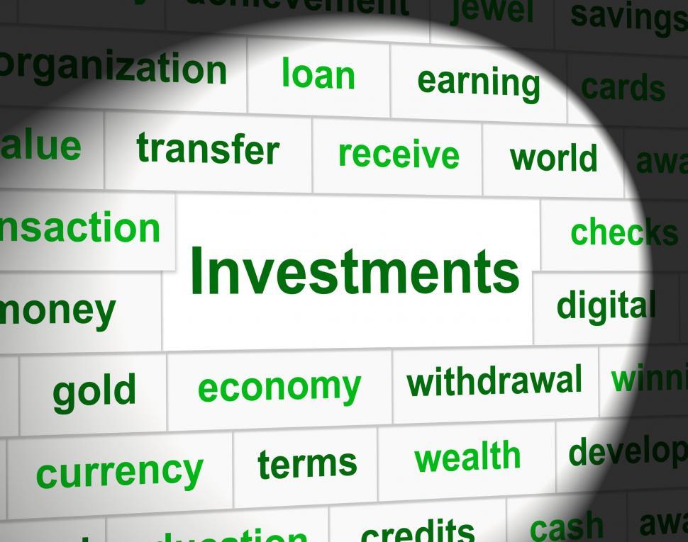 Free Image of Investments Invest Represents Invested Investing And Shares 