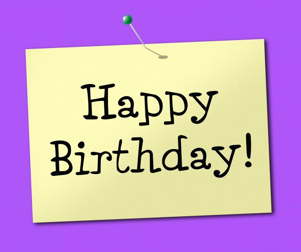 Free Image of Happy Birthday Means Congratulations Celebrating And Celebration 