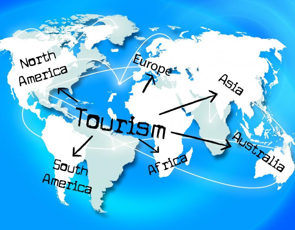 Free Image of Tourism Worldwide Means Vacation Destinations And Tourist 