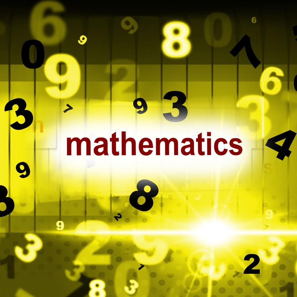Free Image of Mathematics Counting Shows One Two Three And Maths 
