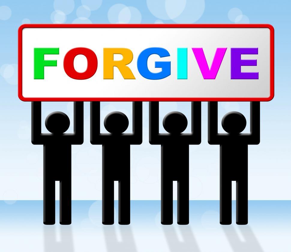 Free Image of Sorry Forgive Means Sign Advertisement And Apologetic 