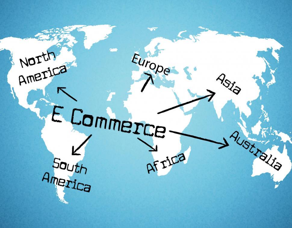 Free Image of World E Commerce Represents Buying Commercial And Sell 