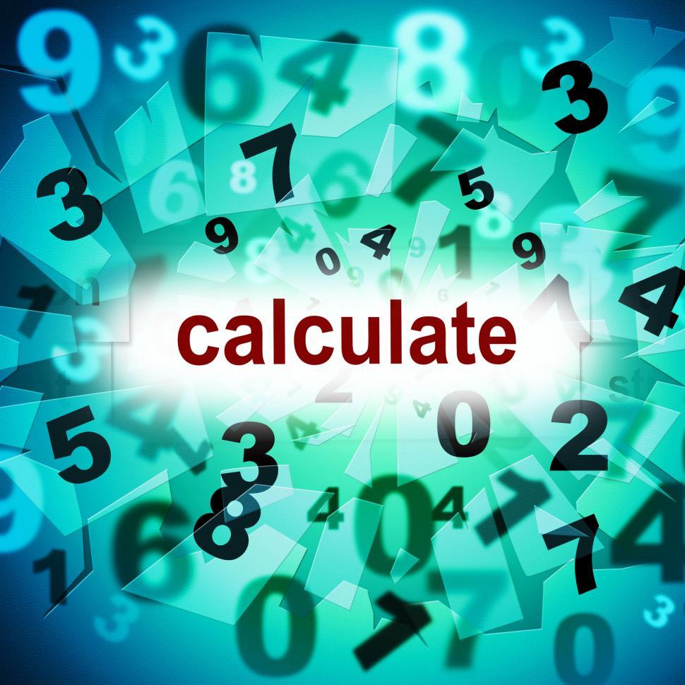 Free Image of Calculation Mathematics Represents One Two Three And Maths 