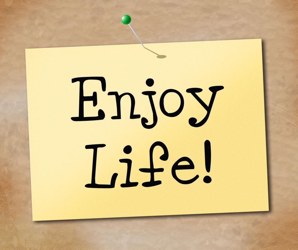 Free Image of Enjoy Life Indicates Jubilant Happiness And Cheerful 