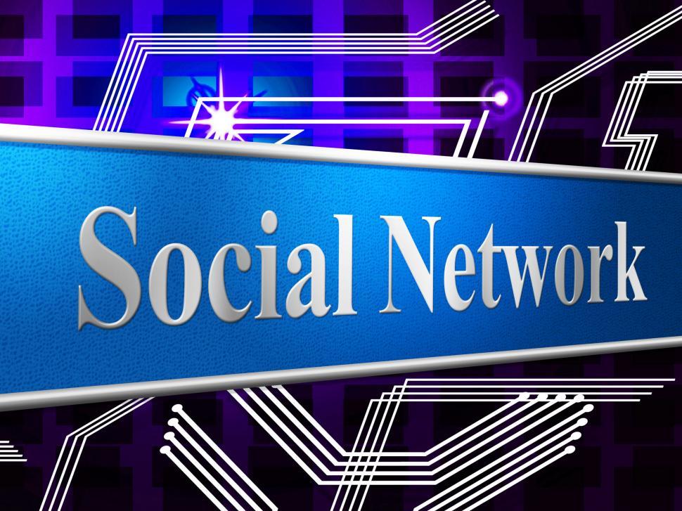 Free Image of Social Network Represents Connecting People And Friends 