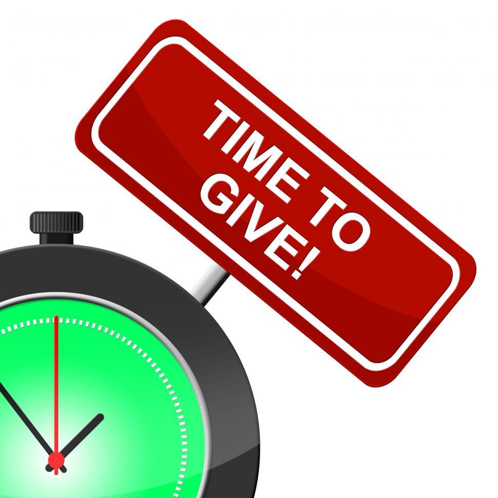 Free Image of Time To Give Indicates Gives Present And Allot 
