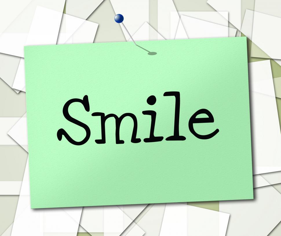 Free Image of Smile Sign Indicates Signboard Emotions And Advertisement 