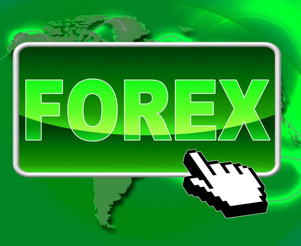 Free Image of Forex Button Means World Wide Web And Currency 