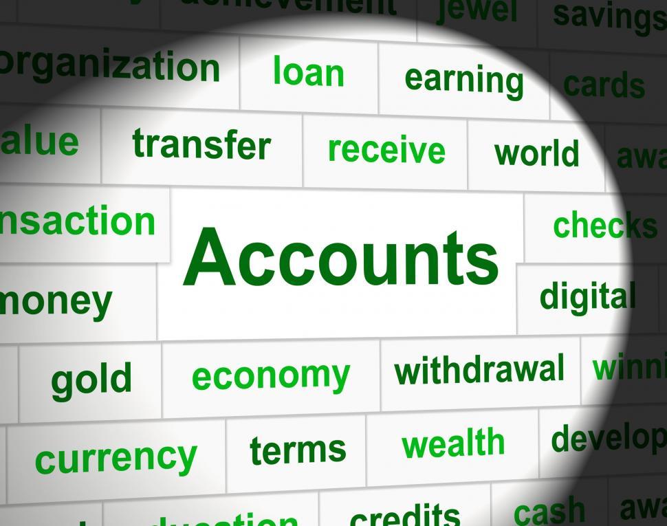 Free Image of Accounting Accounts Represents Balancing The Books And Accountan 