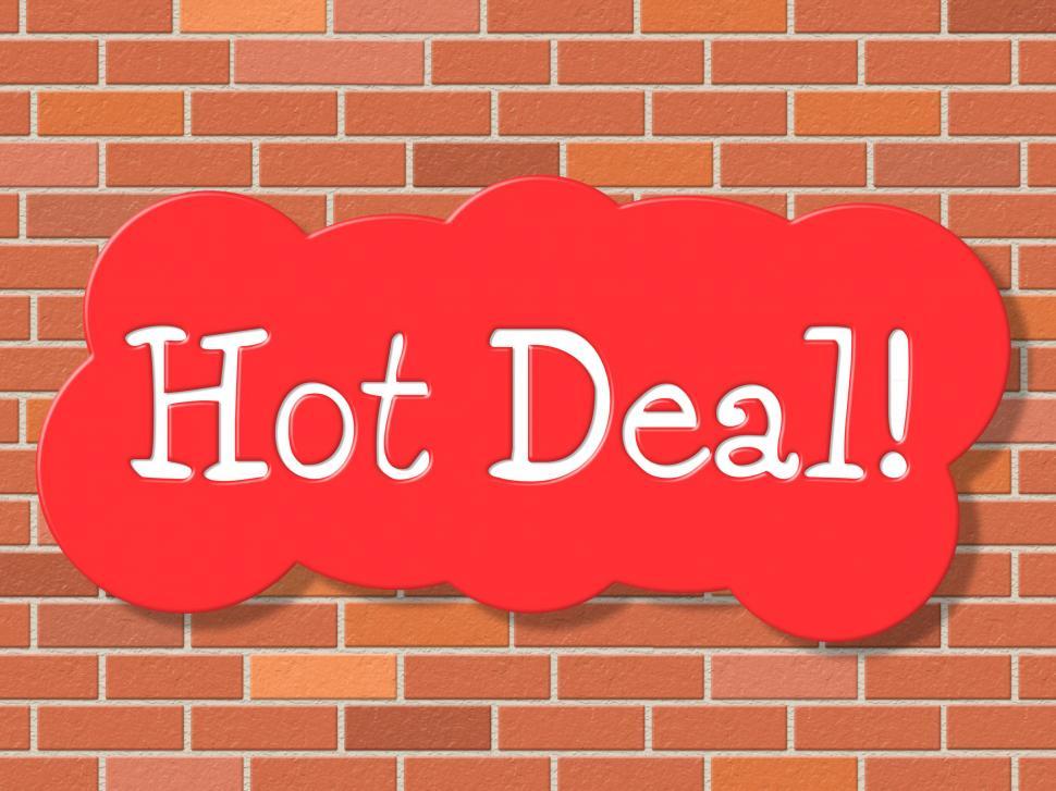 Free Image of Hot Deal Represents Best Price And Business 