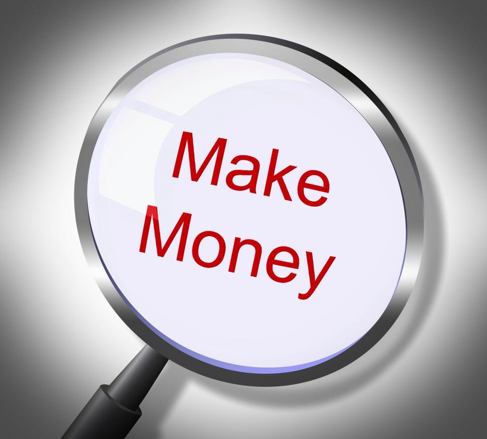 Free Image of Make Money Represents Searches Earnings And Wages 