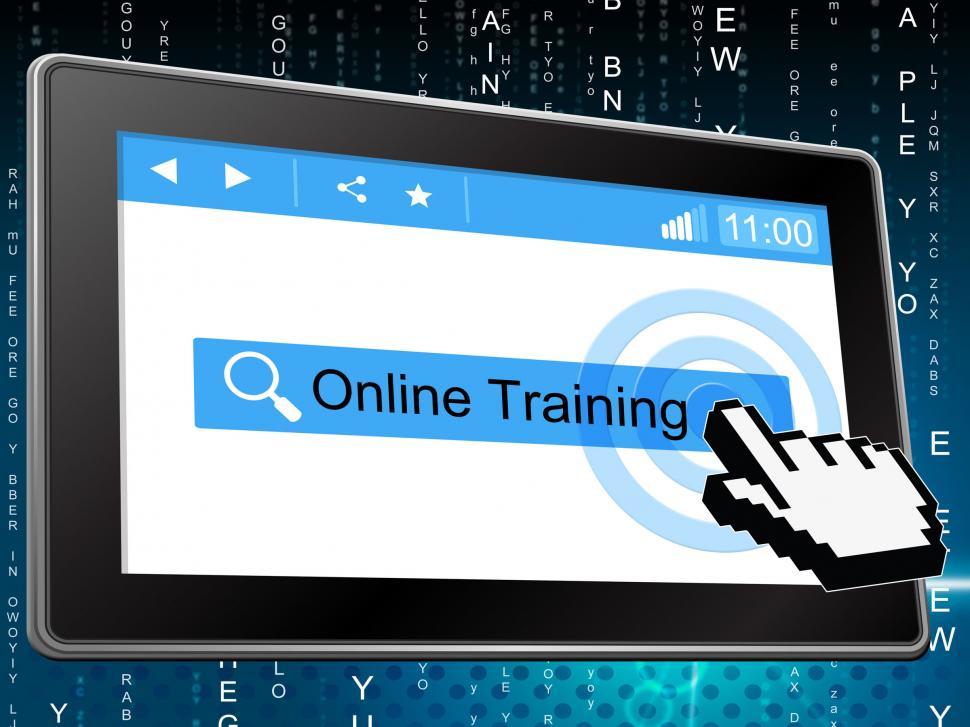 Free Image of Online Training Shows World Wide Web And Www 