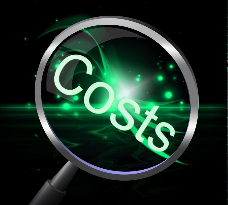 Free Image of Costs Magnifier Represents Magnification Price And Expenditure 
