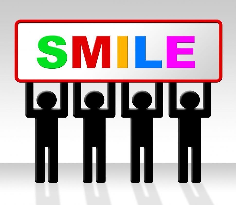 Free Image of Joy Smile Represents Friendliness Cheerful And Positive 