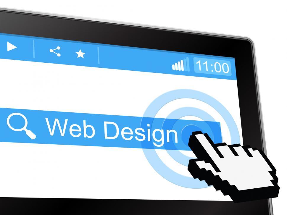 Free Image of Web Design Represents Website Searching And Network 