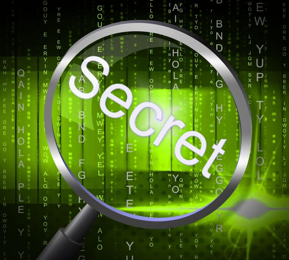 Free Image of Magnifier Secret Represents Secretly Undisclosed And Secrets 