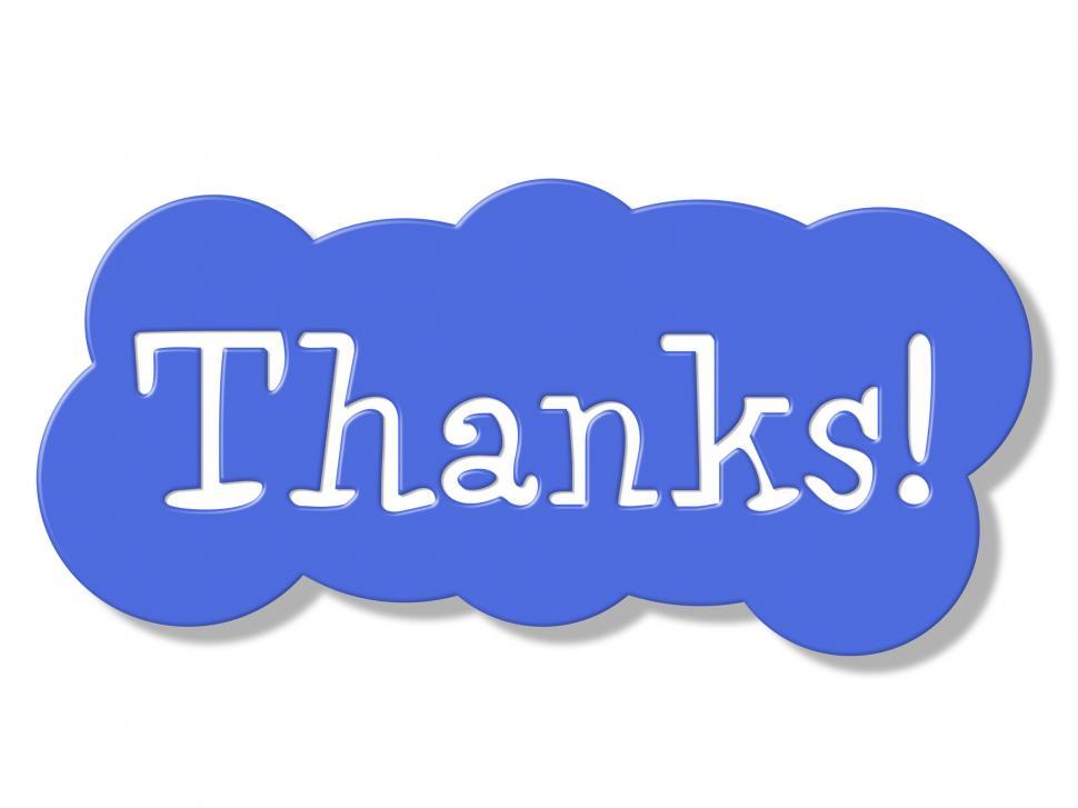 Free Image of Thanks Sign Represents Advertisement Signboard And Placard 