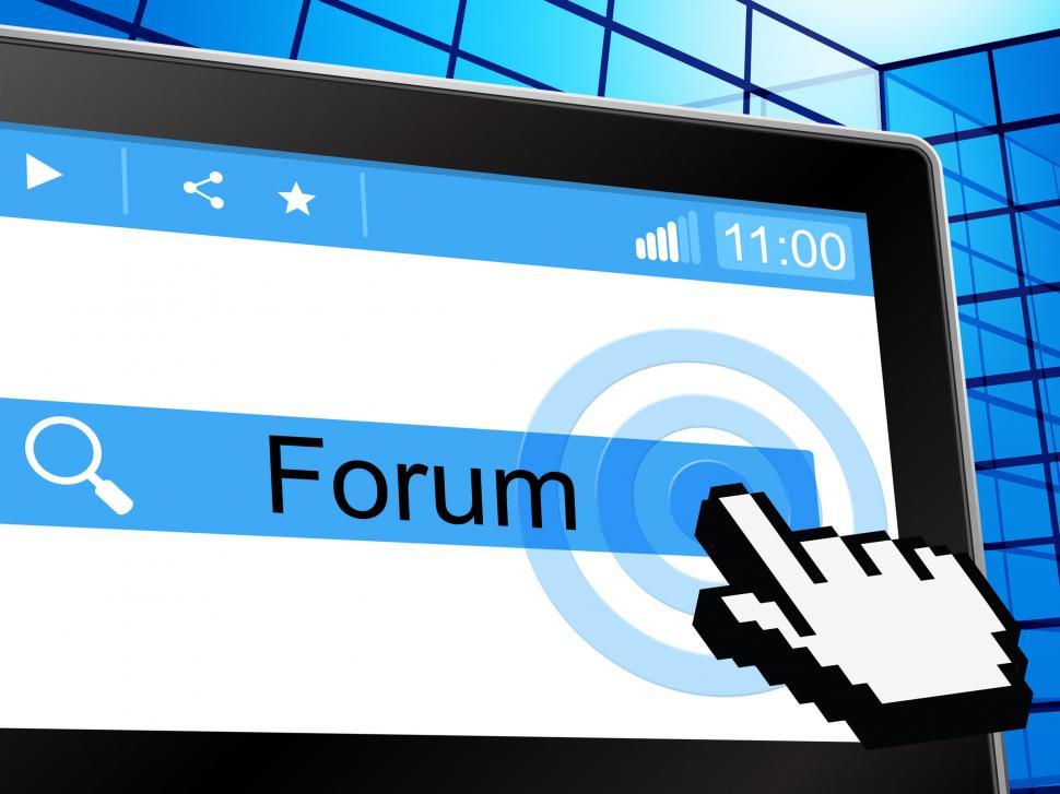 Free Image of Forums Forum Shows Social Media And Conversation 