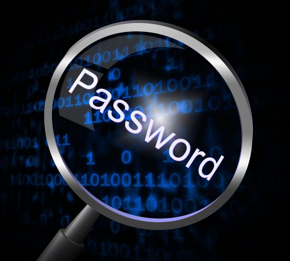 Free Image of Magnifier Password Shows Sign In And Account 