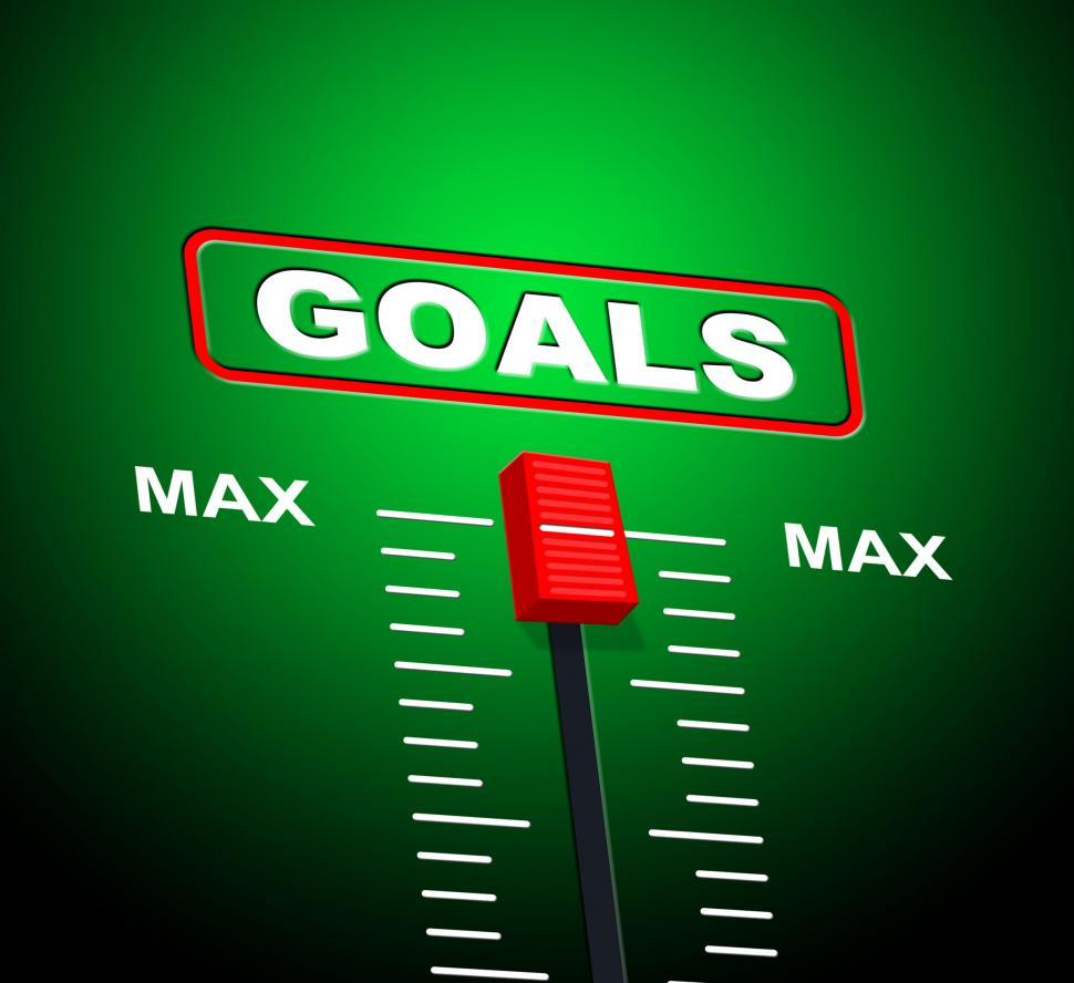 Free Image of Goals Max Indicates Upper Limit And Ceiling 