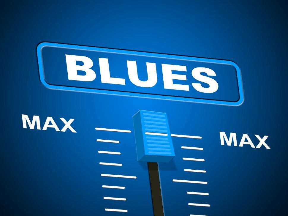 Free Image of Blues Music Represents Sound Track And Amplifier 