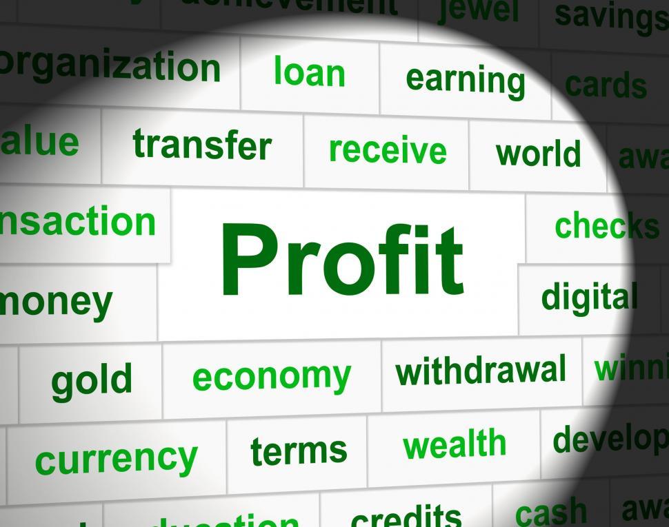 Free Image of Revenue Profit Means Income Earn And Profits 