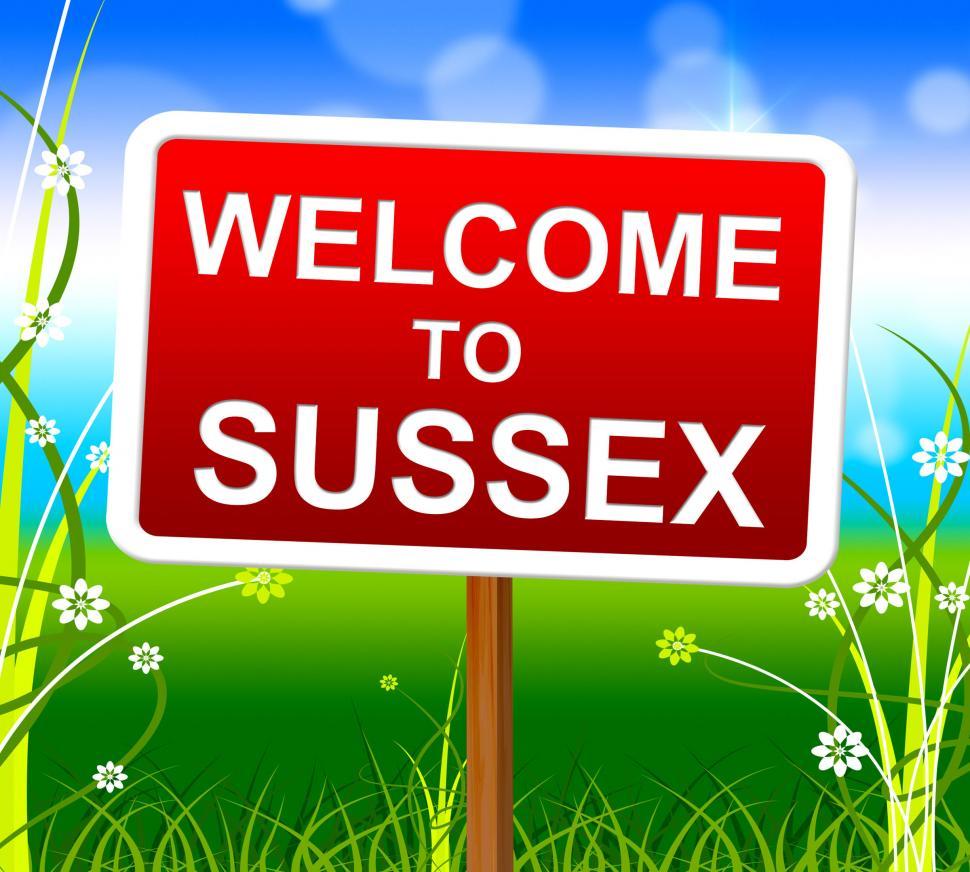 Free Image of Welcome To Sussex Shows United Kingdom And Environment 