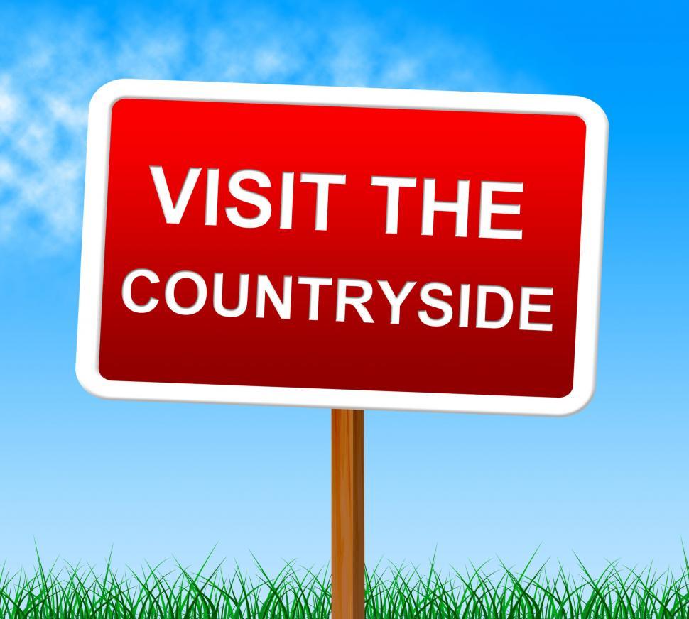 Free Image of Visit The Countryside Shows Scene Natural And Outdoor 