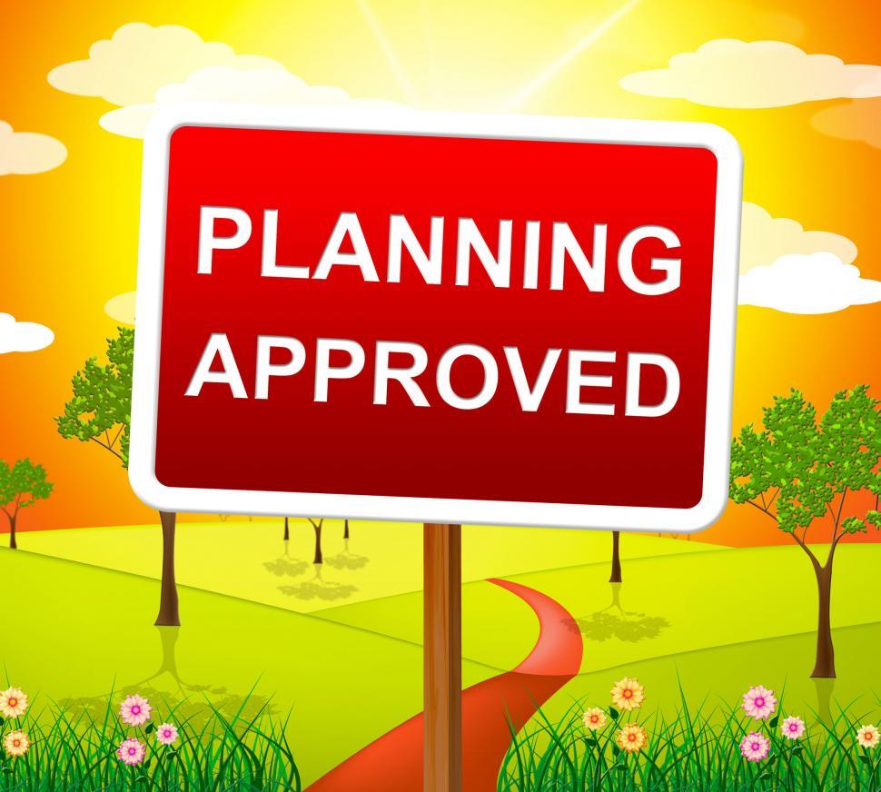Free Image of Planning Approved Means Verified Pass And Target 