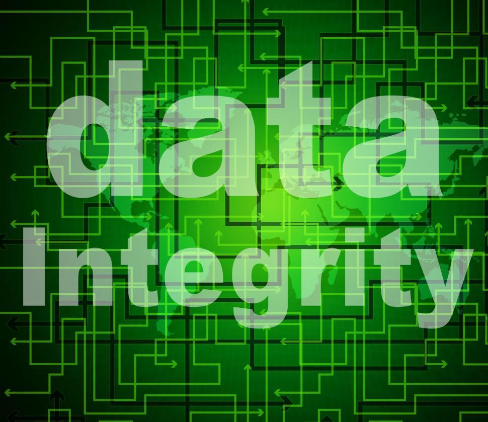 Free Image of Integrity Data Means Virtuous Information And Honesty 