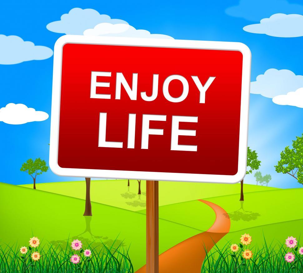 Free Image of Enjoy Life Indicates Jubilant Fun And Happiness 