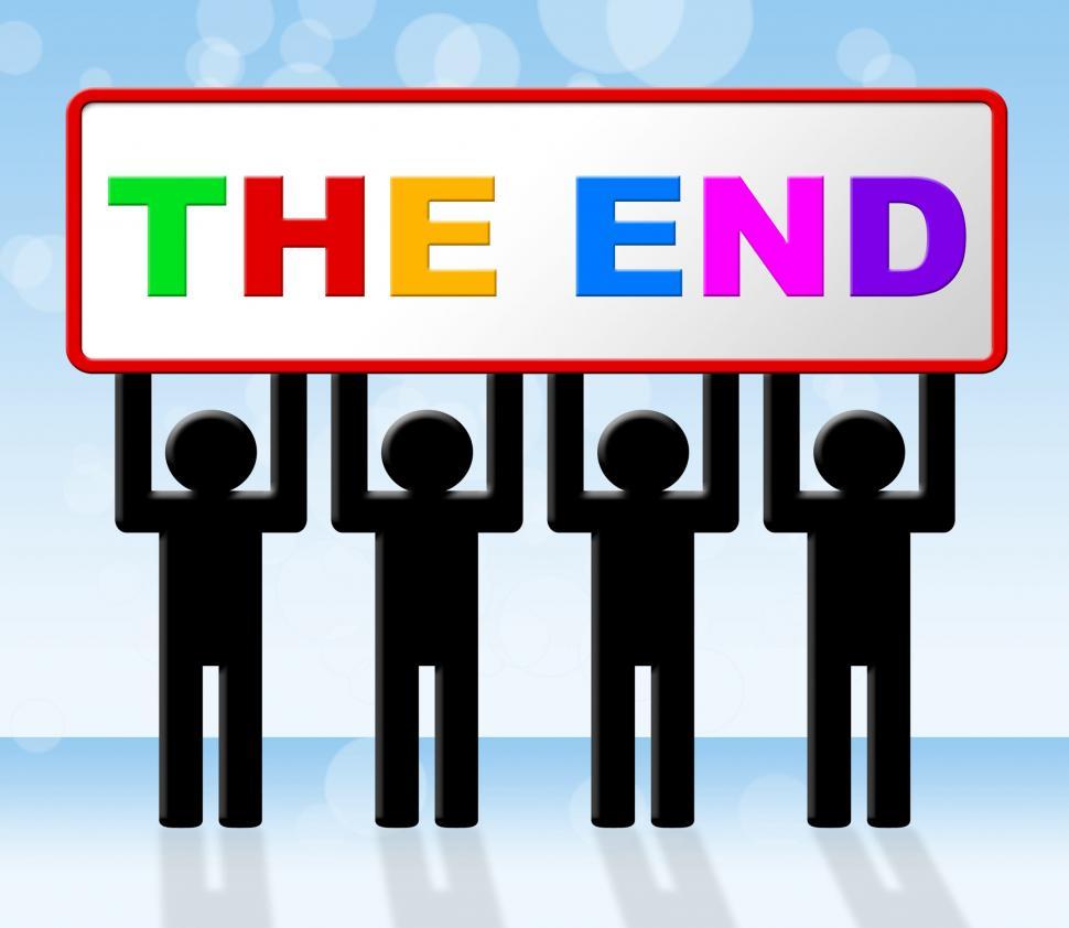Free Image of The End Means Final Expiration And Conclusion 