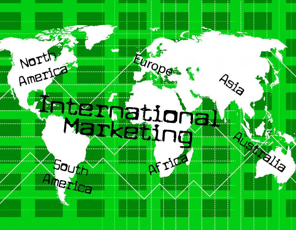 Free Image of International Marketing Indicates Across The Globe And Everywher 