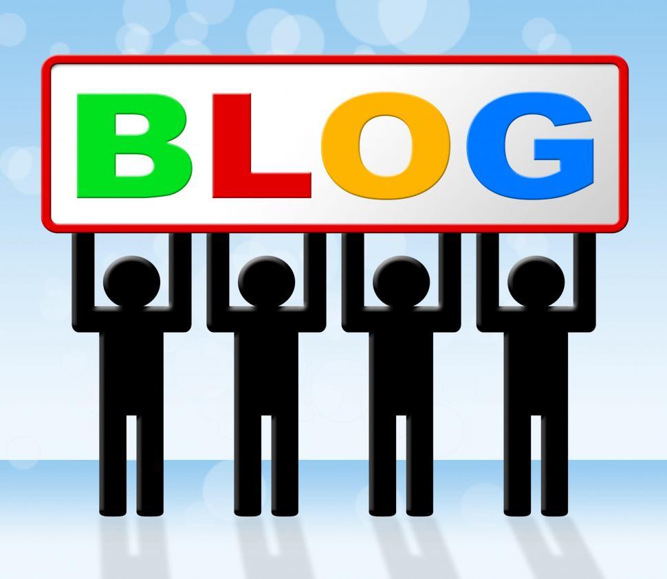 Free Image of Web Blog Indicates Websites Blogger And Blogging 