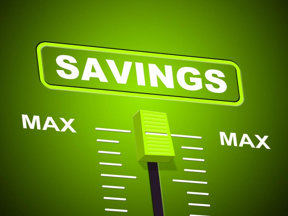 Free Image of Savings Max Means Upper Limit And Increase 