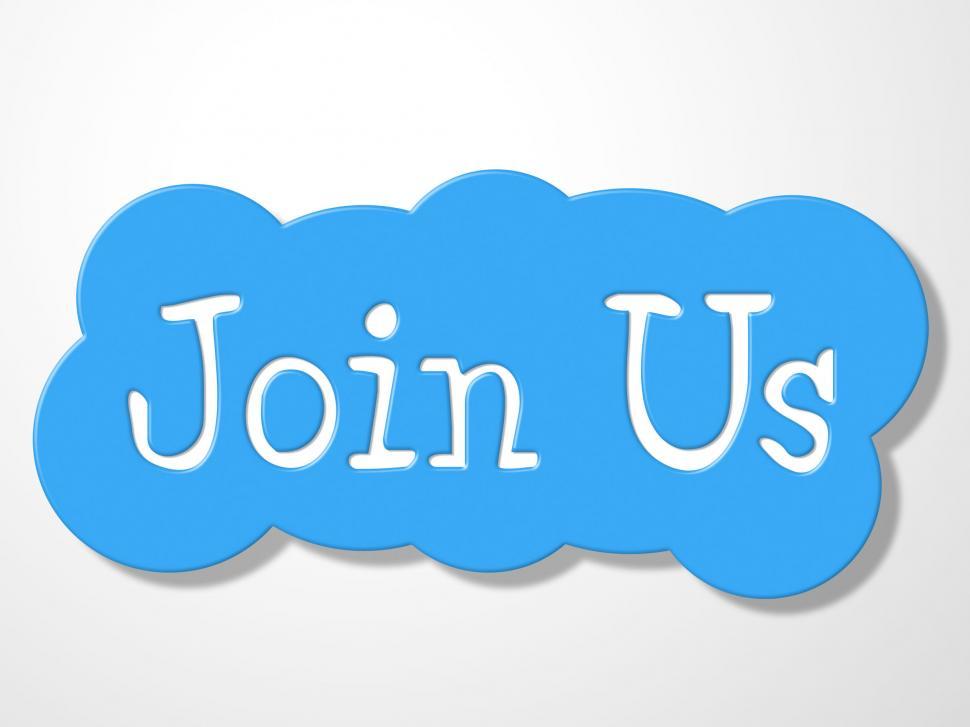 Free Image of Join Us Means Sign Up And Application 