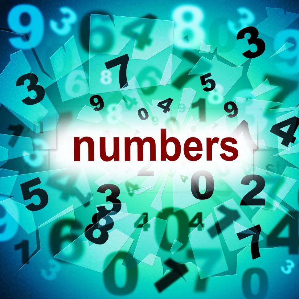 Free Image of Mathematics Counting Shows One Two Three And Learn 